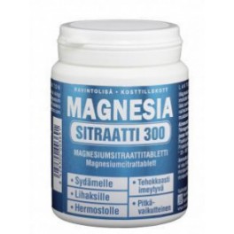 Magnesia Sitraatti 300 Tab N160