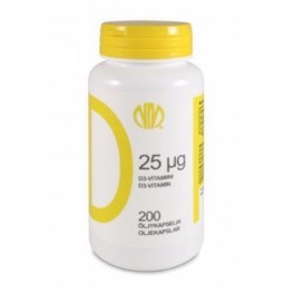 D-vitamiini õlikapslid 25mcg N200