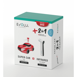 Evolu komplekt  inhalaator Super Car + Non Contact termomeeter