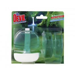 WC geel dr DEVIL 3x55ml + konteiner natur fresh