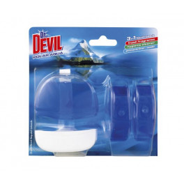 WC geel dr DEVIL 3x55ml + konteiner polar aqua