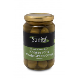 Rohelised oliivid kividega soolvees 360g Sunita