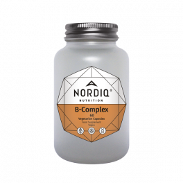 B-kompleks, B-Complex, 60 kapslit, NORDIQ Nutrition