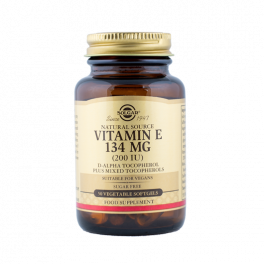 E-Vitamiin 134 mg, 50 kapslit, Solgar
