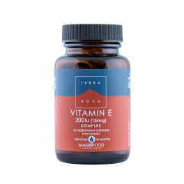 E-vitamiin 200IU 50 kapslit, Terranova, Vegan