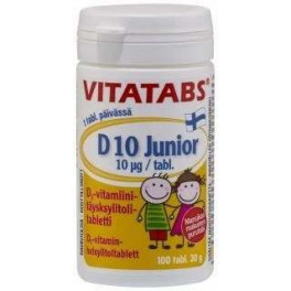Vitatabs Junior vitamiin D3 (10 µg) maasika maitselised imem