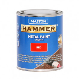 Hammer metallivärv sile punane 750 ml
