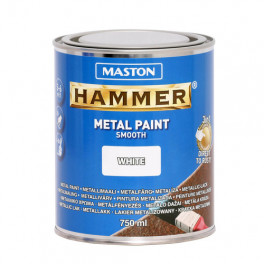 Hammer metallivärv sile valge 750 ml
