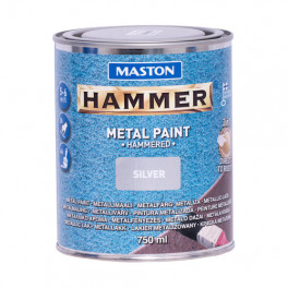 Hammer metallivärv vasaralakk hõbe 750 ml