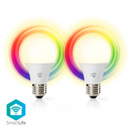 Nedis® SmartLife LED-lamp pirnikujuline E27 RGB 2700—6500 K