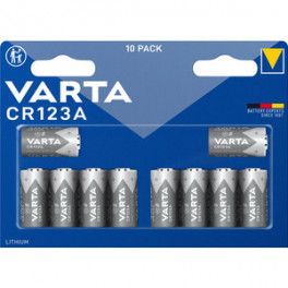 VARTA CR123A / V123 liitiumpatarei 10 tk