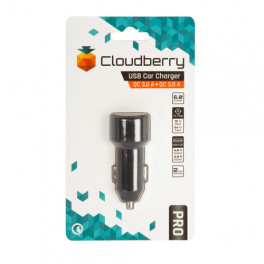 Cloudberry 6 A autolaadija 2 x QC 3.0 3 A