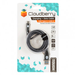 Cloudberry Rugged USB Type-C 3.1 kaabel 1,2 m, hall