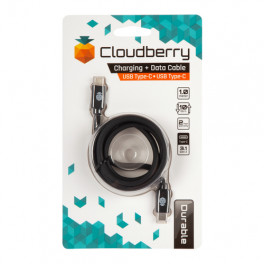 Cloudberry USB Type-C 3.1 - USB Type-C 3.1 kaabel 1 m, must