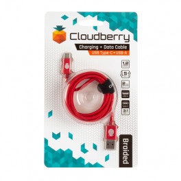 Cloudberry USB Type-C 3.1 vastupidav andmekaabel 1,2 m, puna