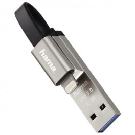 Hama mälupulk USB 32 GB Lightning / USB 3,0 hõbe