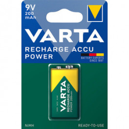 Varta Recharge Accu Power 9 V 200 mAh akupatarei 1 tk