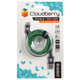 Cloudberry USB Type-C 3.1 tugeva struktuuriga andmekaabel 1,