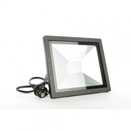 NordLight Slim LED-prožektor, 50 W, 5000 lm, 4500 K, must