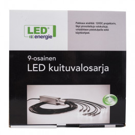 Kiudoptiline LED-valgustus 9-osaline 9 W 3000 K