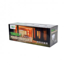 Terrassi- ja trepivalgustuskomplekt, 4 x 0,4 W, 3000 K, IP44