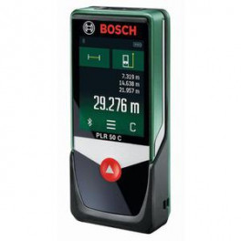 Bosch PLR 50 C Bluetooth laserkaugusmõõtja puuteekraaniga 50