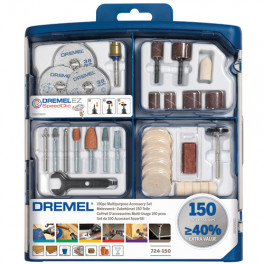 Dremel® 724 multifuntsionaalne tarvikukomplekt 150 osa