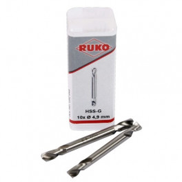 RUKO HSS-G needipuurid 4,9 mm 10 tk