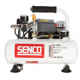 SENCO AC4504 suruõhukompressor 4 l, ülivaikne