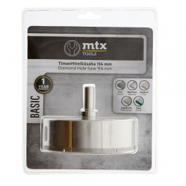 MTX Tools teemantkattega augusaag 114 mm