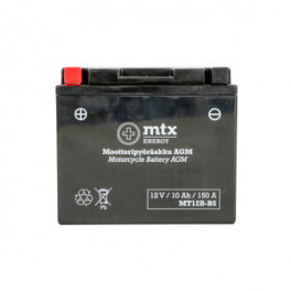 MTX Energy AGM-aku 12 V 10 Ah "MT12B-BS" (P150 x L69 x K130