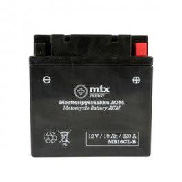 MTX Energy AGM-aku 12 V 19 Ah "MB16CL-B" (P175 x L100 x K175