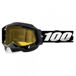 100% Racecraft 2 black mootorkelguprillid kollane klaas