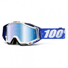 100% Racecraft Cobalt Blue sõiduprillid sinine peegelklaas