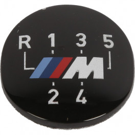Käigukangi nupu embleem 5 käiku BMW M-sport originaal