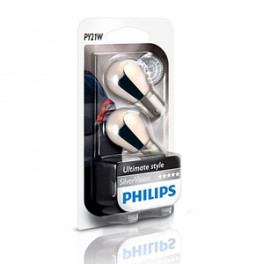 Philips SilverVision BAU15s pirnipaar 12 V 21 W PY21W kroom/