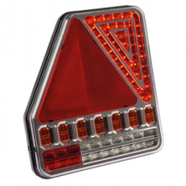 Autoline LED-tagatuli vasak 12-24 V 186 x 206 x 31 mm