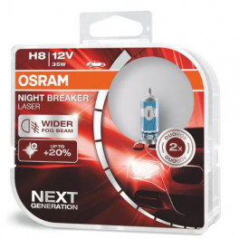 Osram Night Breaker Laser H8-pirnipaar 12 V / 35 W