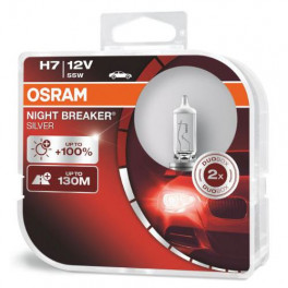 Osram Night Breaker Silver H7-autopirnid, +100%, 12 V / 55 W